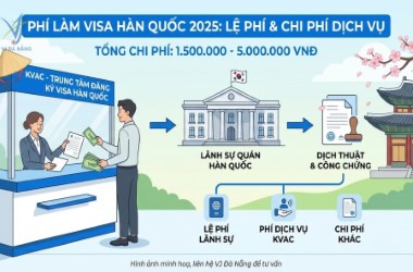Phí làm visa Hàn Quốc - Lệ phí & Chi phí dịch vụ