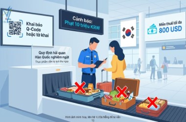 Những thực phẩm cấm nhập cảnh vào Hàn Quốc - Quy định hải quan