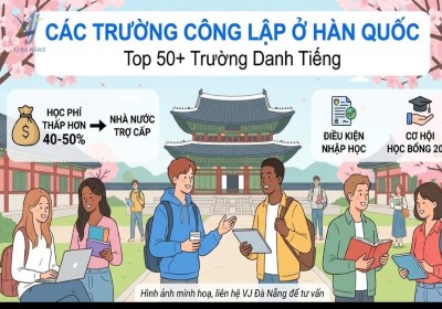 50+ Các Trường Công Lập Ở Hàn Quốc: Danh Sách Đầy Đủ & Điều Kiện Đăng Ký