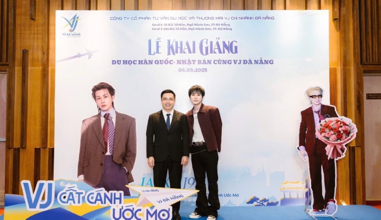 Ca sĩ Jack góp mặt trong buổi lễ khai giảng VJ Đà Nẵng 2025