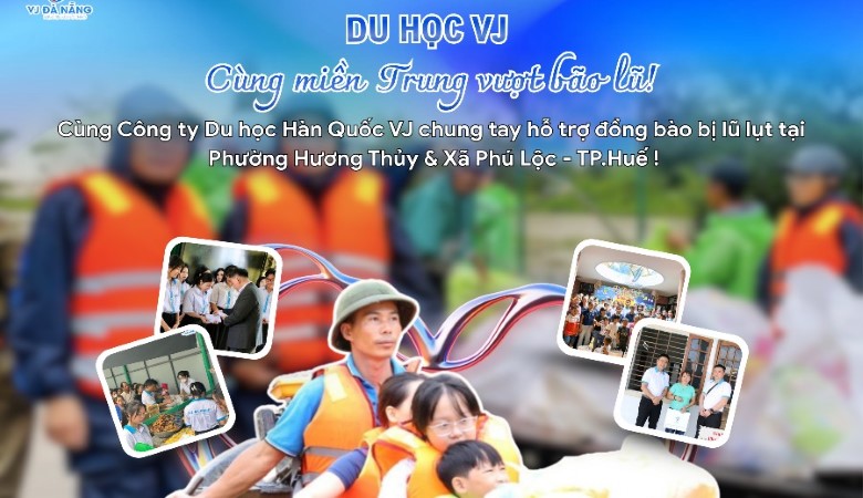 VJ ĐÀ NẴNG HỖ TRỢ ĐỒNG BÀO MIỀN TRUNG VƯỢT QUA BÃO LŨ